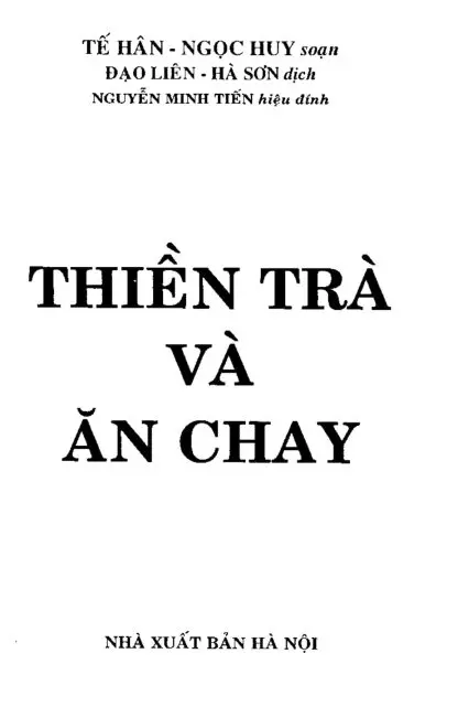 thiền trà và ăn chay