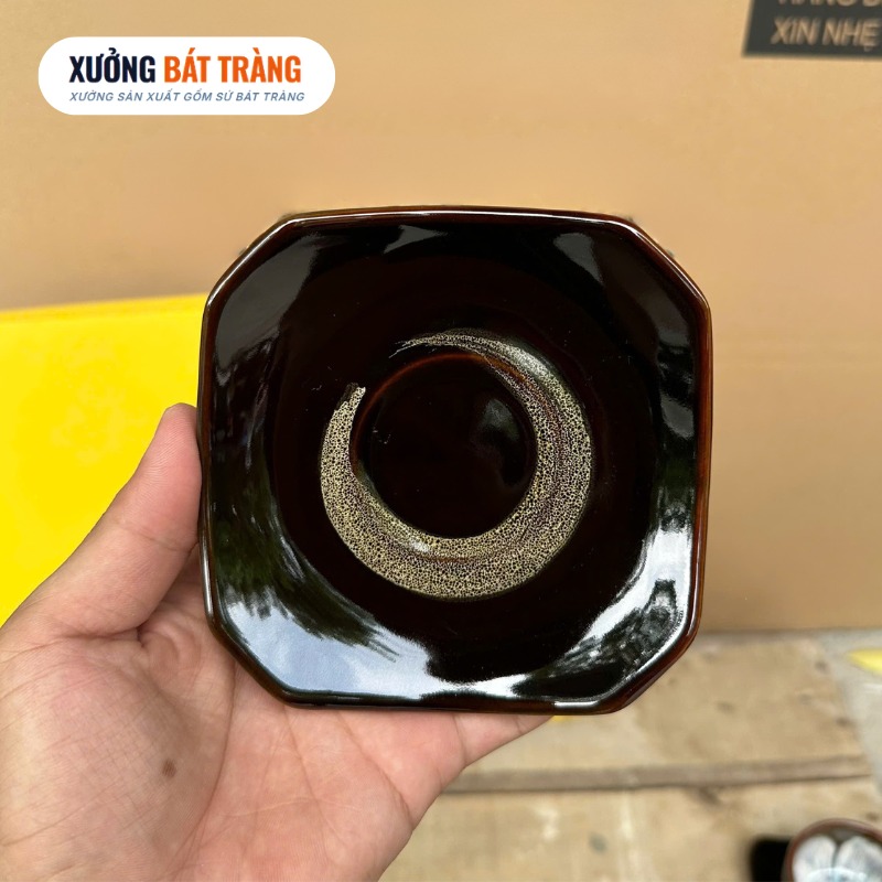 Bộ ấm chén Tô Thanh Sơn quà tặng in logo men hoả biến cao cấp XBT-AC05 - Ảnh 8
