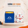 Heo đất in logo má bánh bao màu trắng hồng kích thước 16x13x12cm XBT-HĐ03 - Ảnh đại diện
