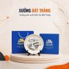 Đĩa sứ biểu trưng in logo màu trắng vẽ vàng kim cảnh Cầu Vàng Đà Nẵng phi 26 XBT-ĐBT02 - Ảnh đại diện